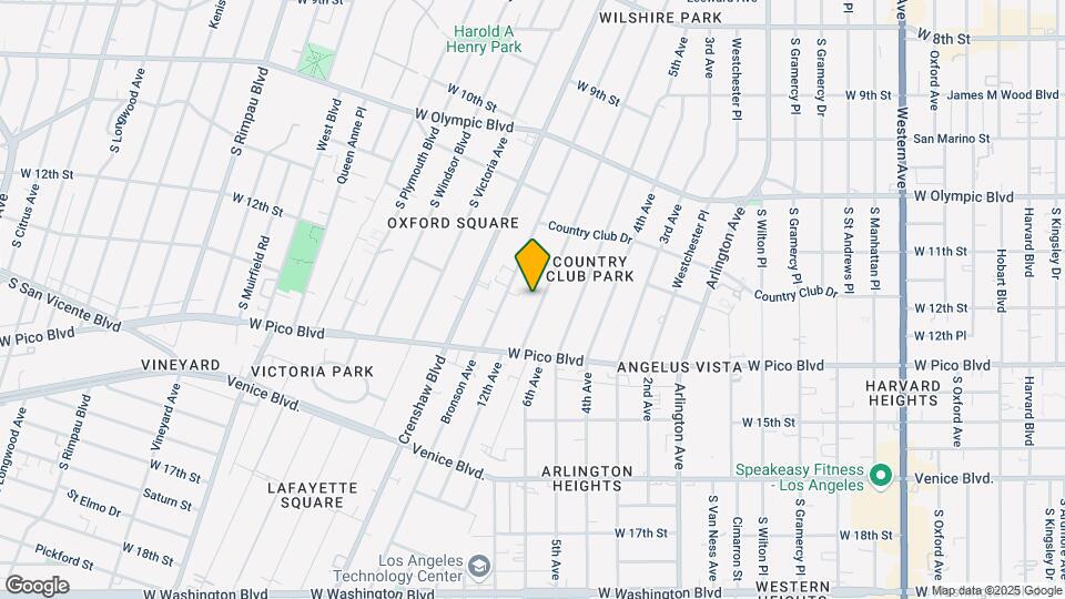 1203 S Norton Ave Map and Location Details