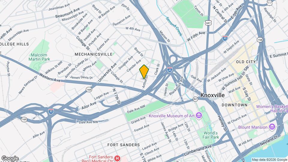 1401 Hannah Ave Map and Location Details