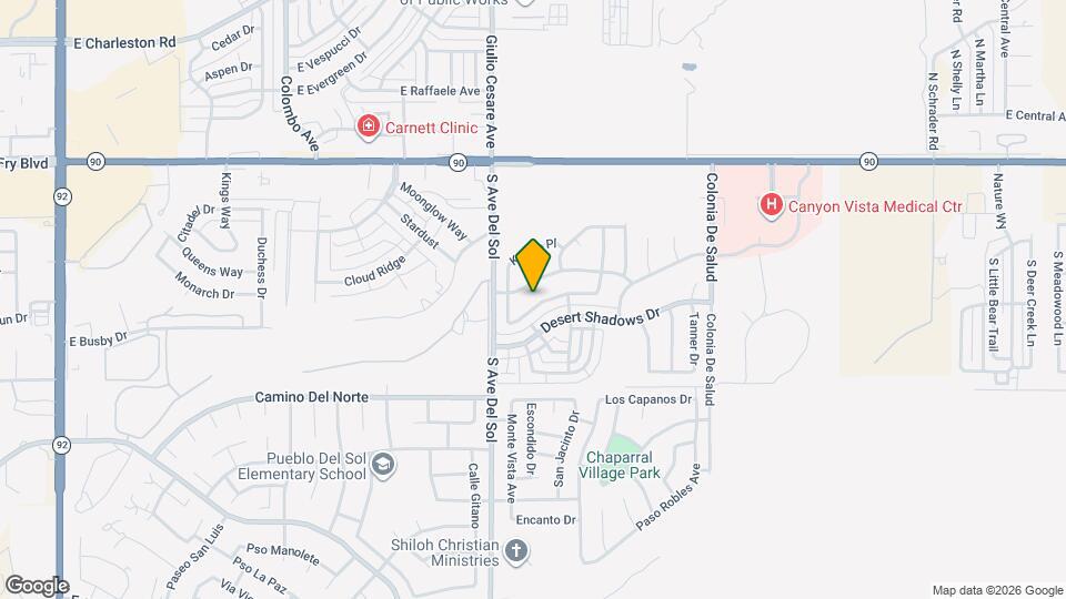 5293 Cedar Springs Dr Map and Location Details