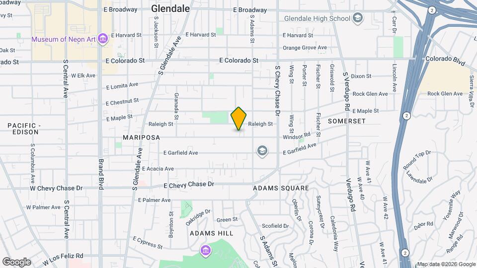 919 E Windsor Rd, Unit 6 Map and Location Details