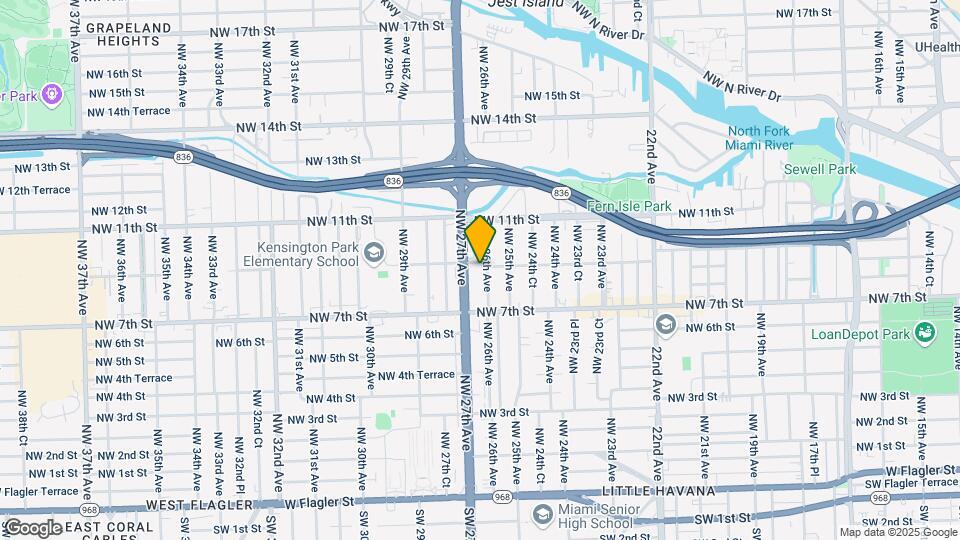 882 NW 26th Ave Map and Location Details
