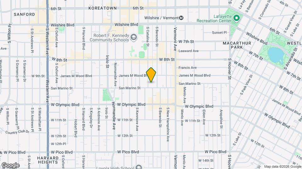 924 S Catalina St, Unit Apt 1 Map and Location Details