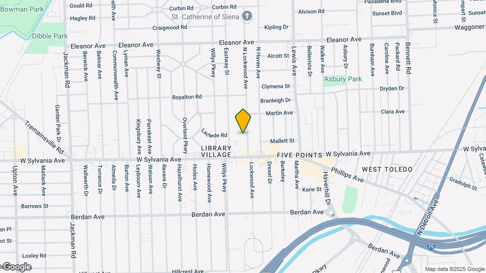 4113 N Lockwood Ave, Unit Upper Map and Location Details