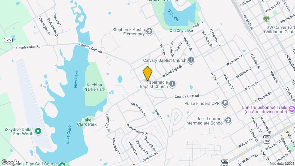 1500 W Baldridge St Map and Location Details