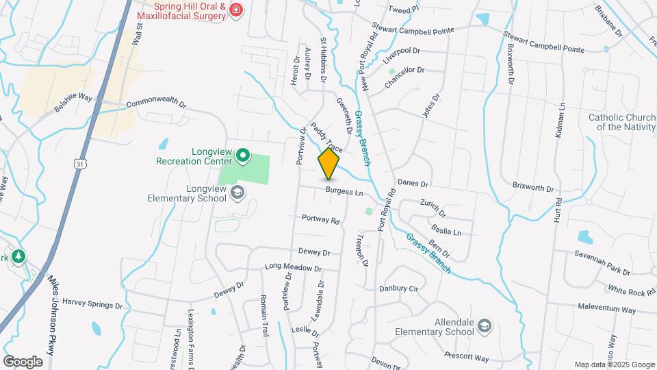 2126 Burgess Ln Mapa y Detalles de la Ubicación