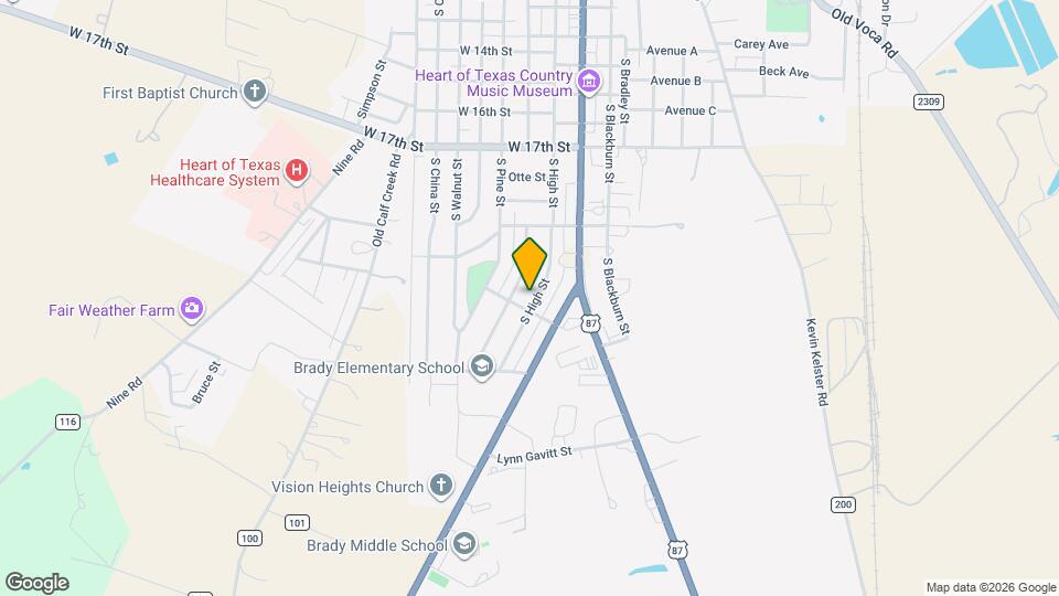 2022 S High St Map and Location Details