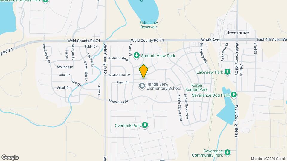 710 Finch Dr Mapa y Detalles de la Ubicación