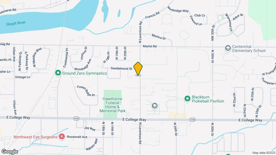 2107 N Laventure Rd Map and Location Details