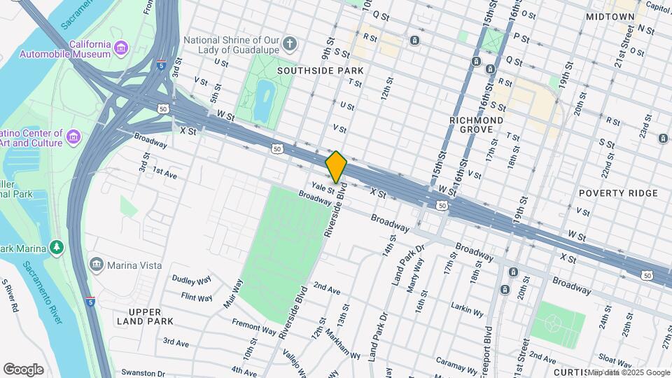 1111 Yale St Map and Location Details