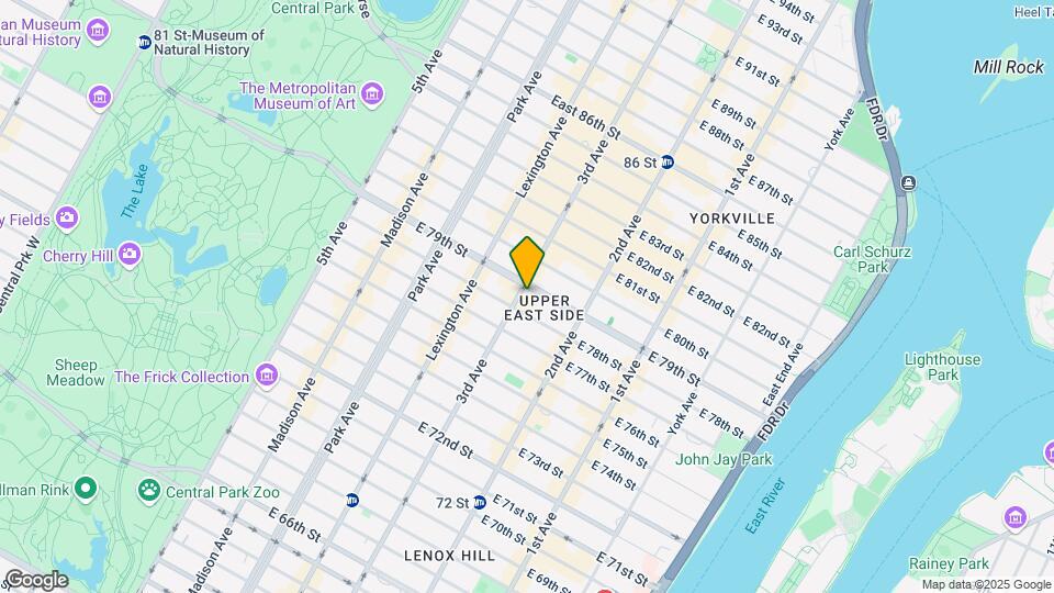 200 E 79th St Mapa y Detalles de la Ubicación