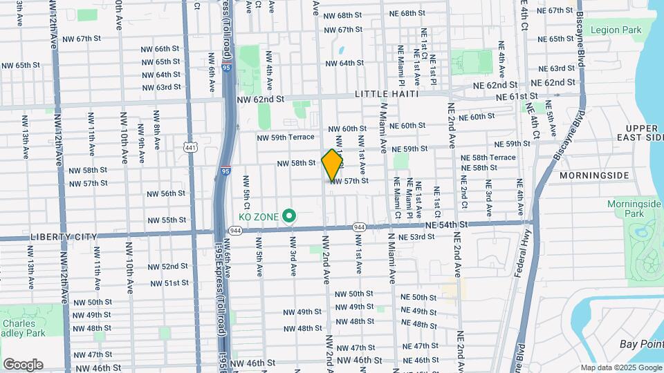 190 NW 57th St Map and Location Details