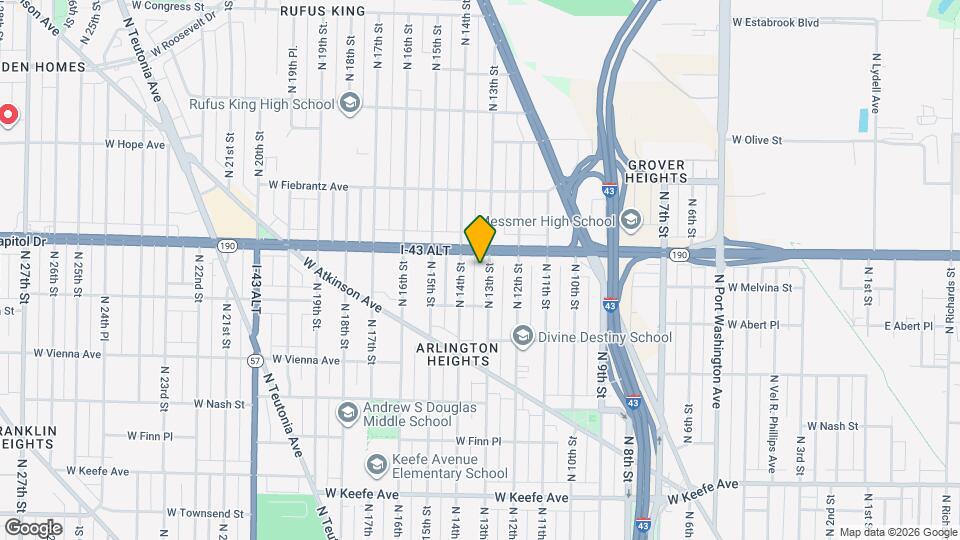 3949 N 13th St Map and Location Details