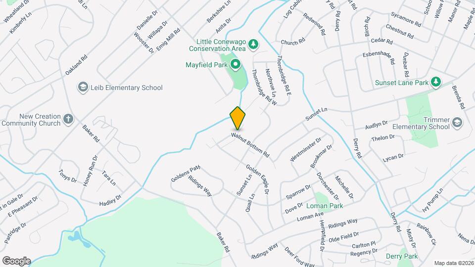2271 Walnut Bottom Rd Mapa y Detalles de la Ubicación