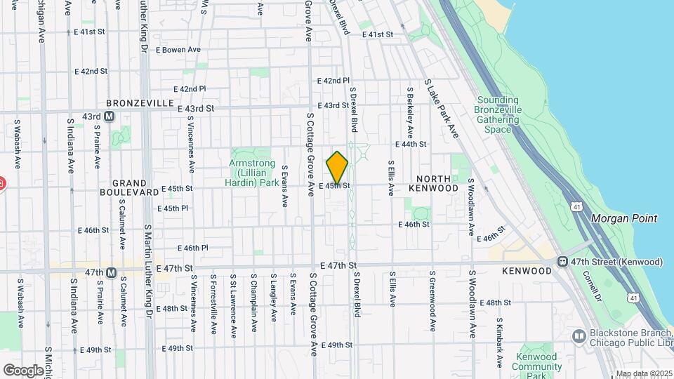 4500 S Drexel Blvd Mapa y Detalles de la Ubicación