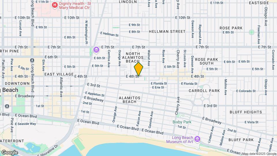 1420 E 4th St Map and Location Details
