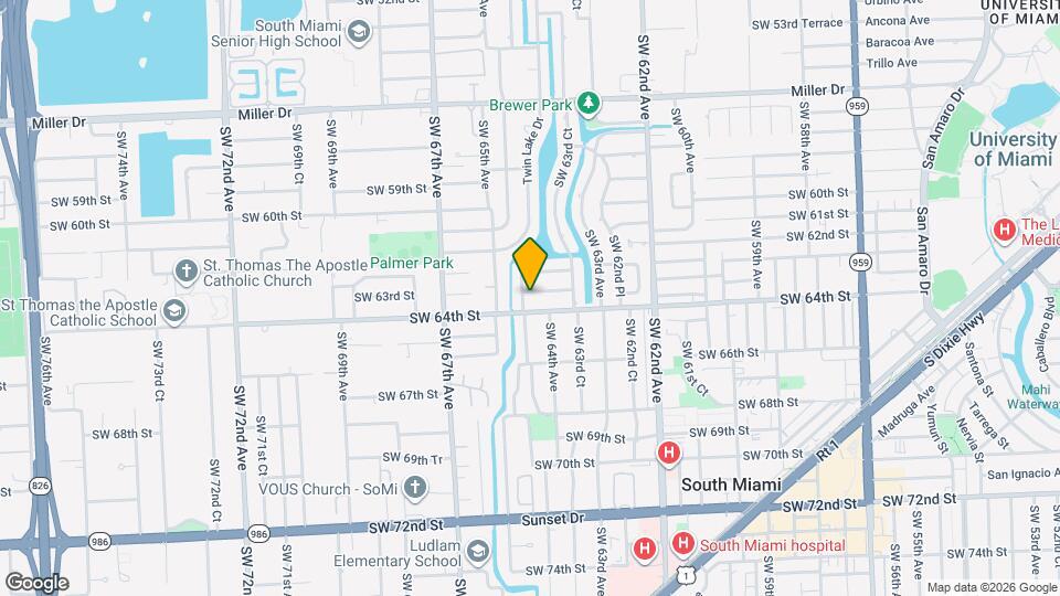 6440 SW 63rd Terrace Map and Location Details