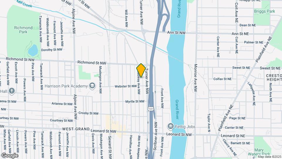 1522 Broadway Ave NW Map and Location Details