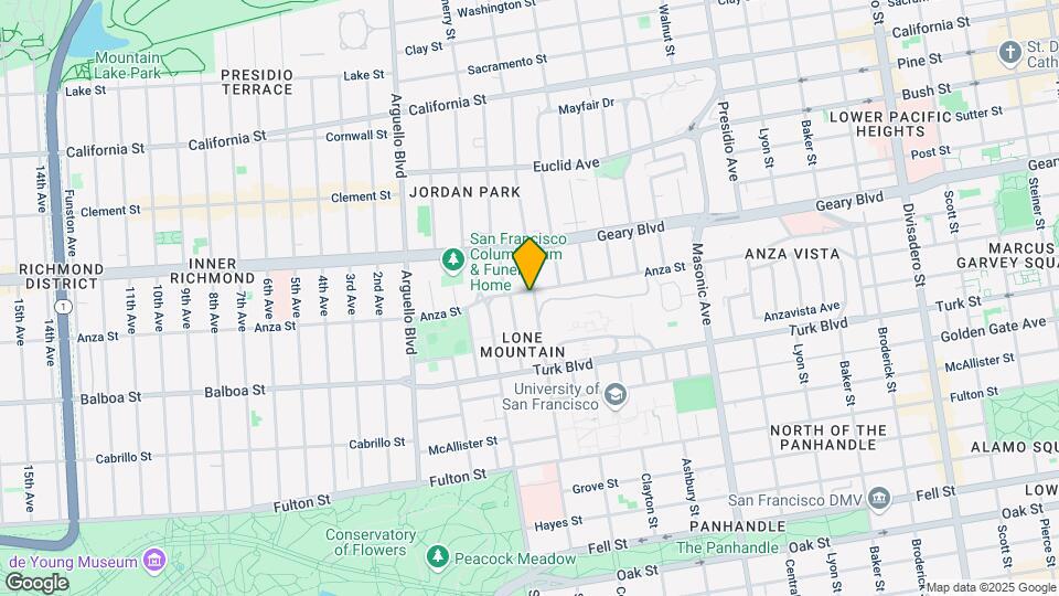 701 Anza Blvd Map and Location Details