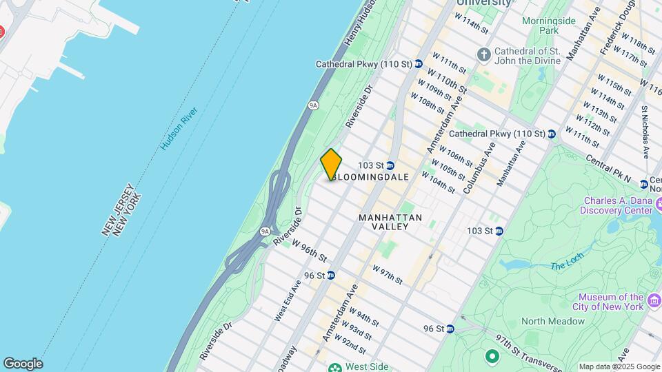 317 W 100th St Map and Location Details