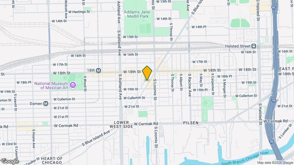 1848 S Blue Island Ave Mapa y Detalles de la Ubicación