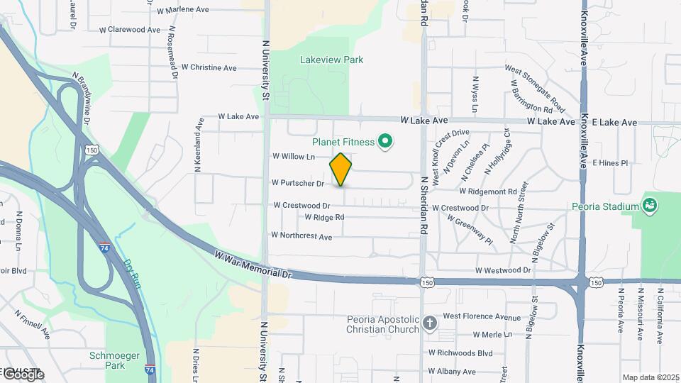 1008 W Purtscher Dr Map and Location Details