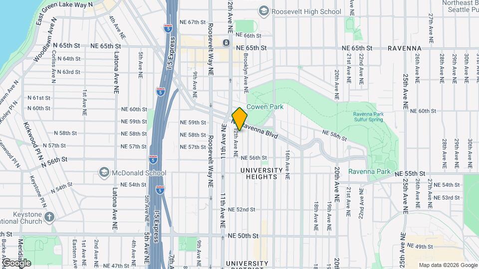 5646 12th Ave NE Map and Location Details