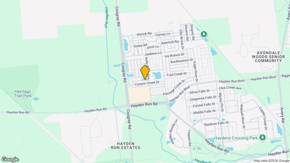 5974 Canyon Creek Dr Map and Location Details