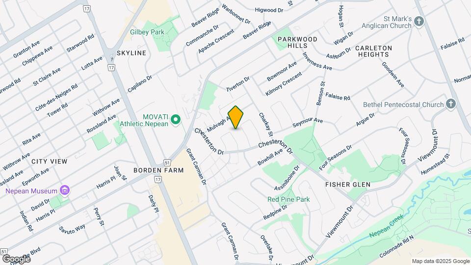23 Southview Crescent Map and Location Details