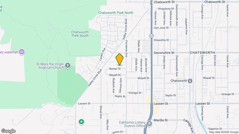 22231 Romar St Mapa y Detalles de la Ubicación