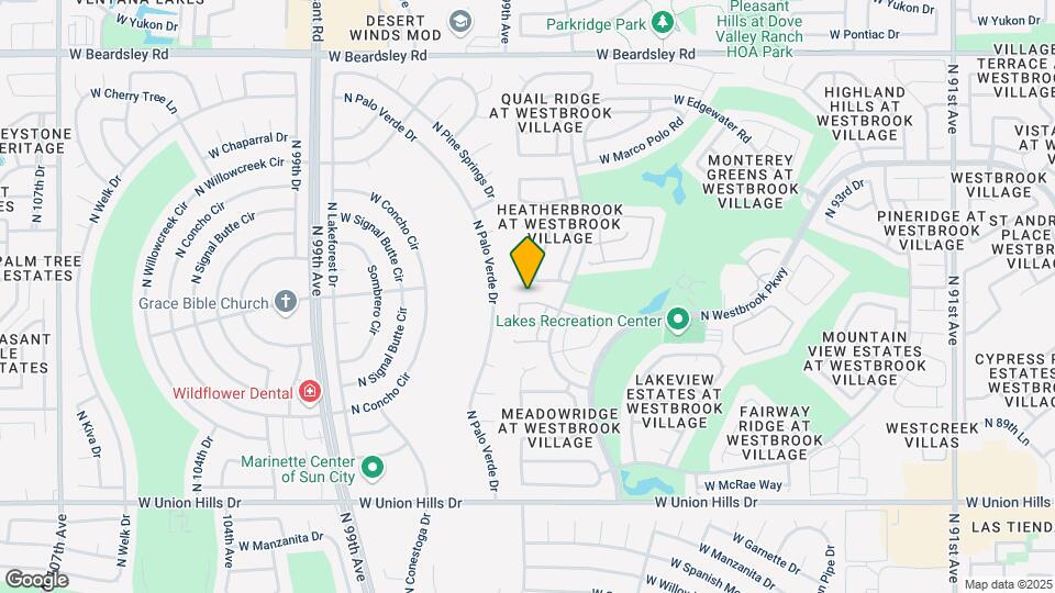 9824 W Kerry Ln Map and Location Details