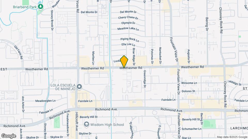 2710 Briarhurst Dr Map and Location Details