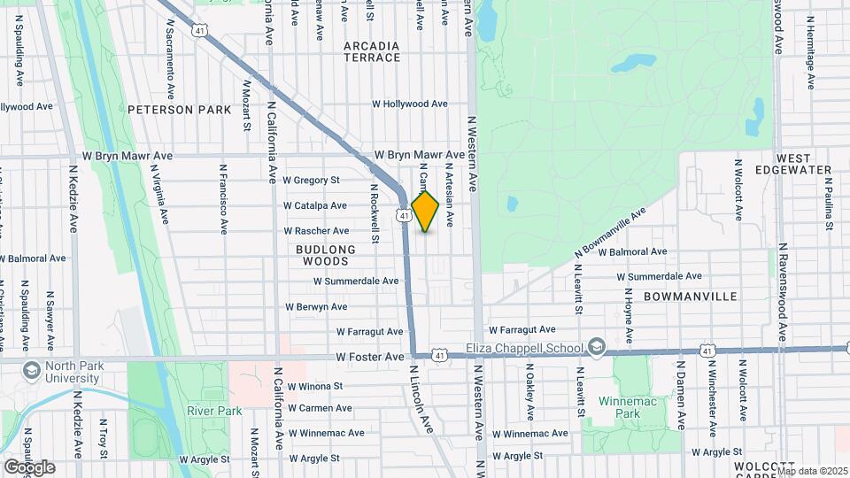 5428 N Campbell Ave Map and Location Details
