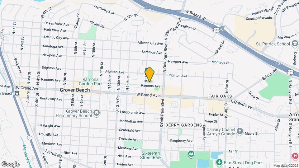 1625 Ramona Ave Map and Location Details