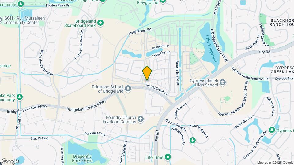 18554 Central Creek Dr Map and Location Details