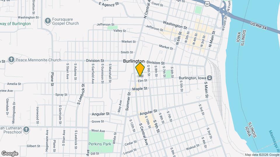 259 S 10th St Map and Location Details