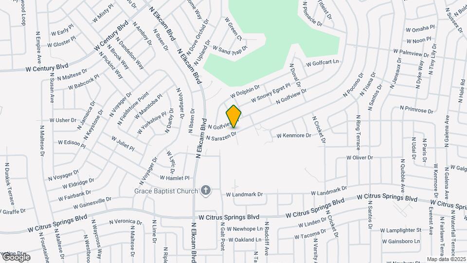 7802 N Sarazen Dr Map and Location Details