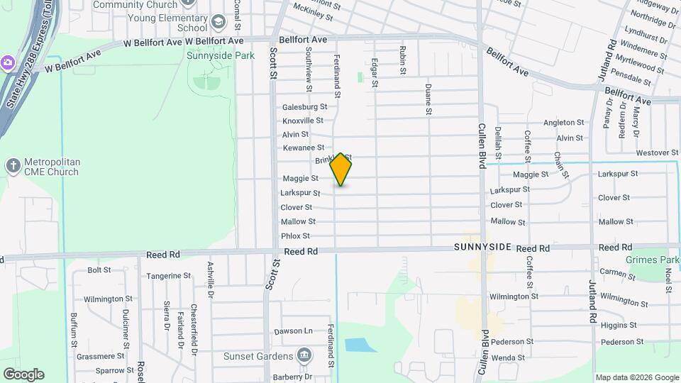 4309 Larkspur St Map and Location Details