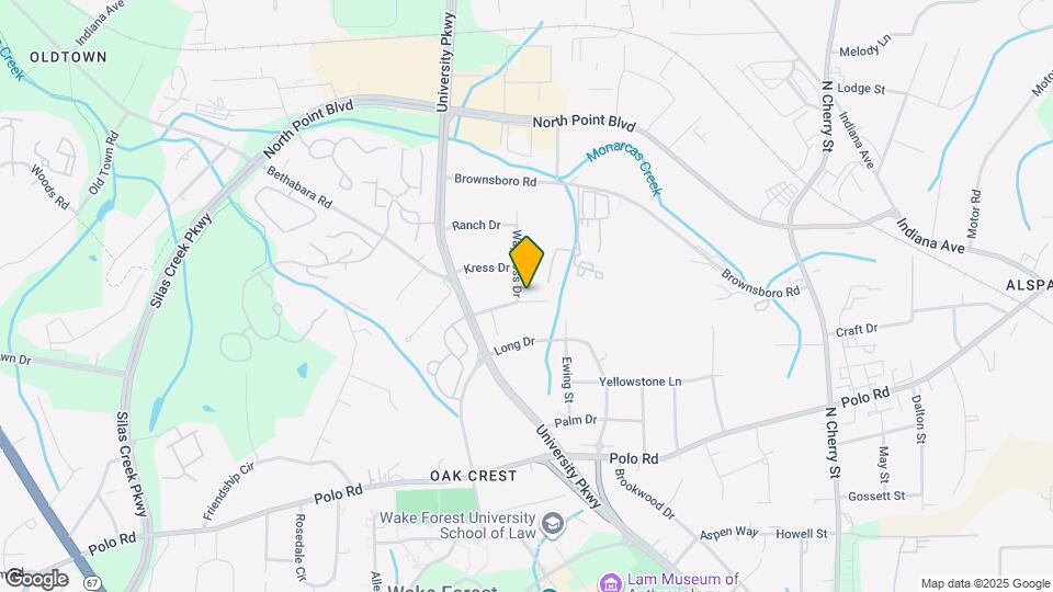 1821 Waycross Dr Map and Location Details