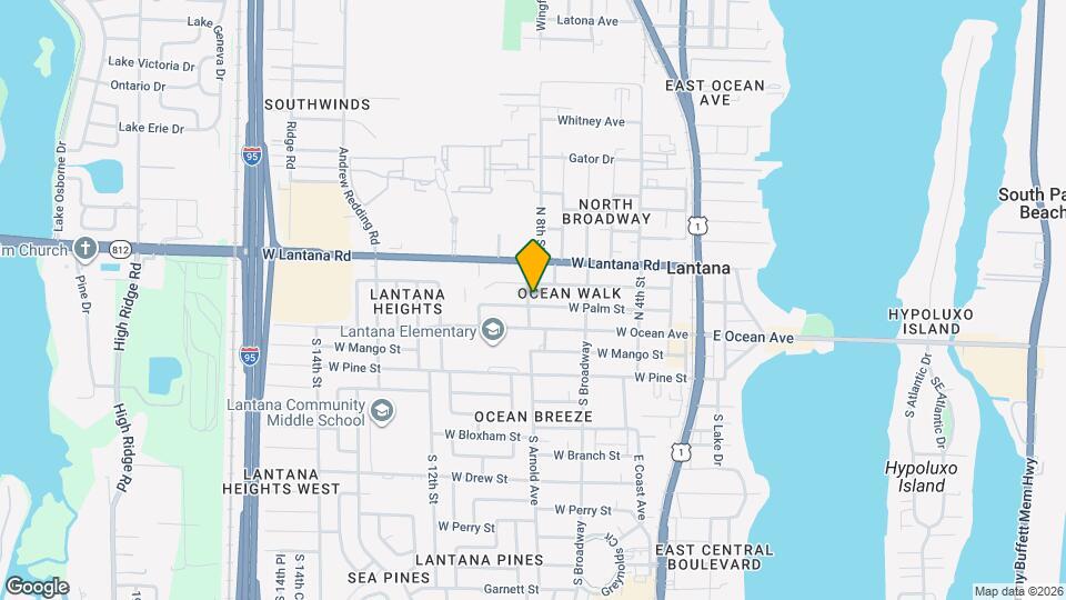 723 W Palm St Map and Location Details