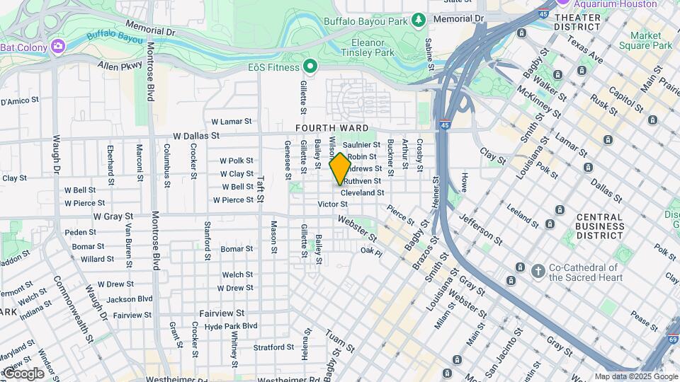 1316 Cleveland St-Unit -Unit C Map and Location Details