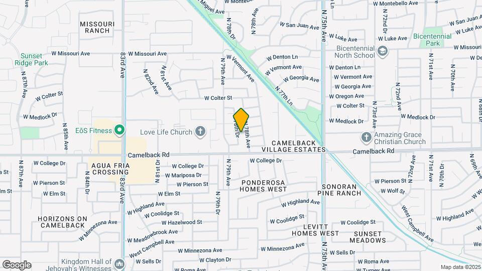 5125 N 78th Dr Map and Location Details