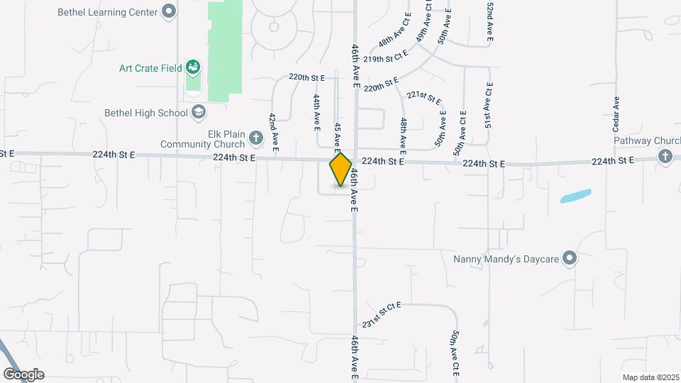 4507 225th St Ct E Map and Location Details