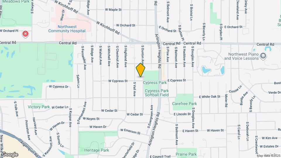 6 W Cypress St Map and Location Details