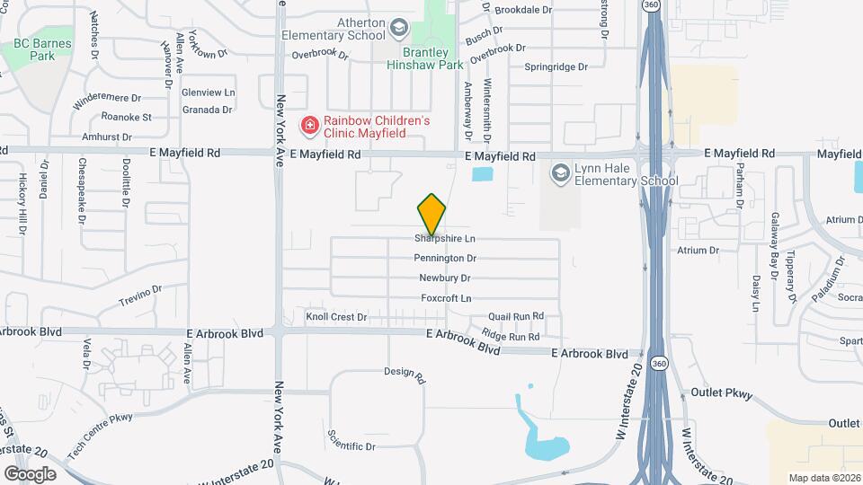 2122 Sharpshire Ln Map and Location Details