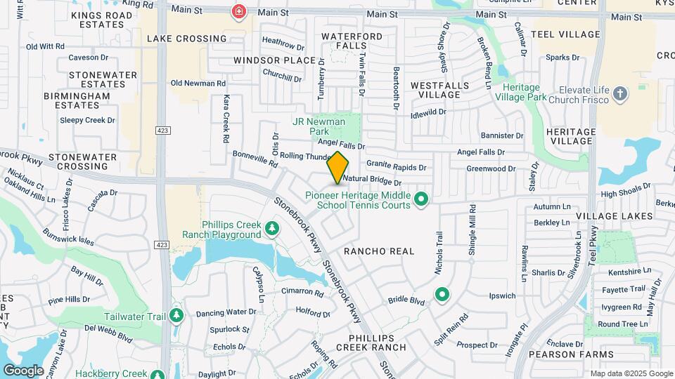 1323 Roundup Rd Map and Location Details