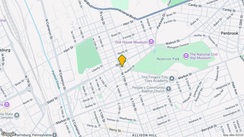 111 N 17th St Map and Location Details