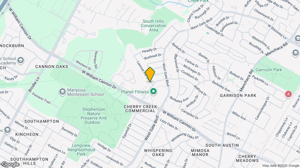 6726 Lancret Hill Dr Map and Location Details