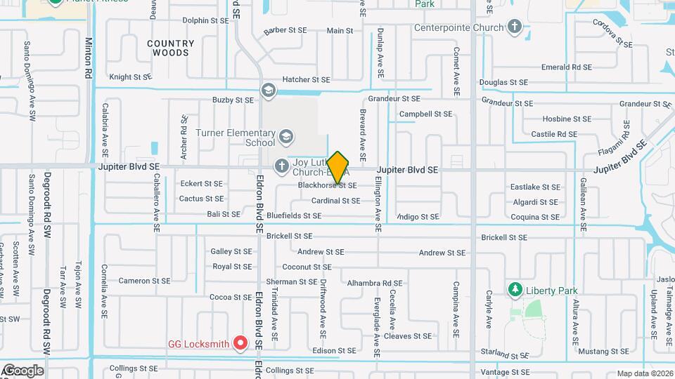 598 Blackhorse St SE Map and Location Details
