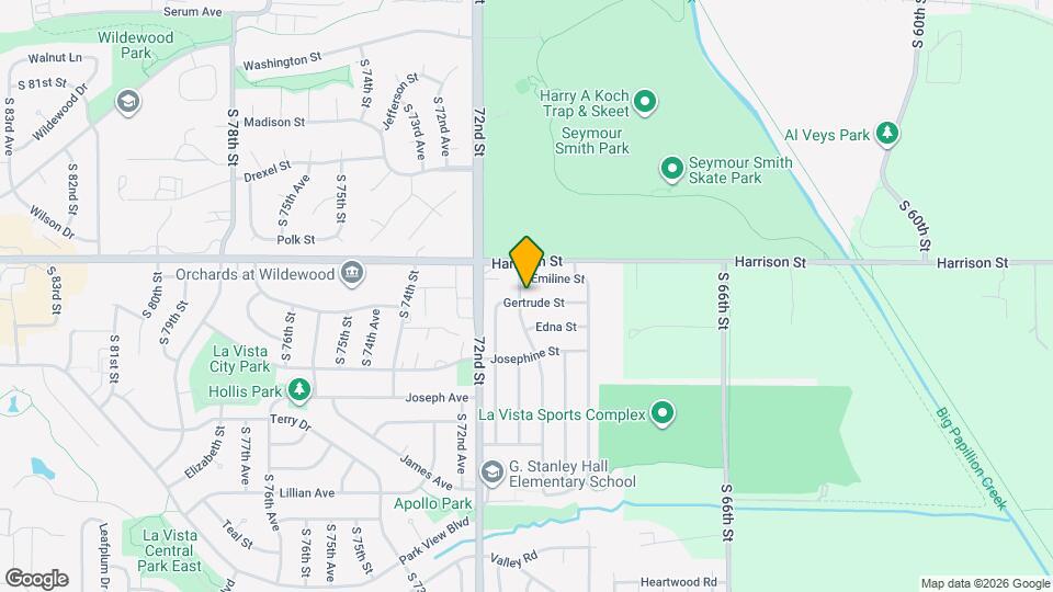 7013 La Vista Dr Map and Location Details