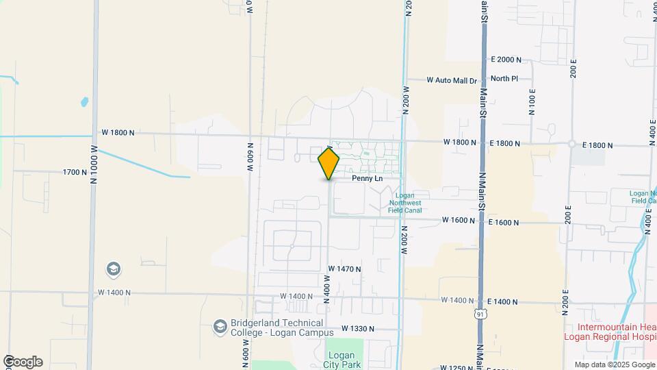 1547 N 400 W Map and Location Details